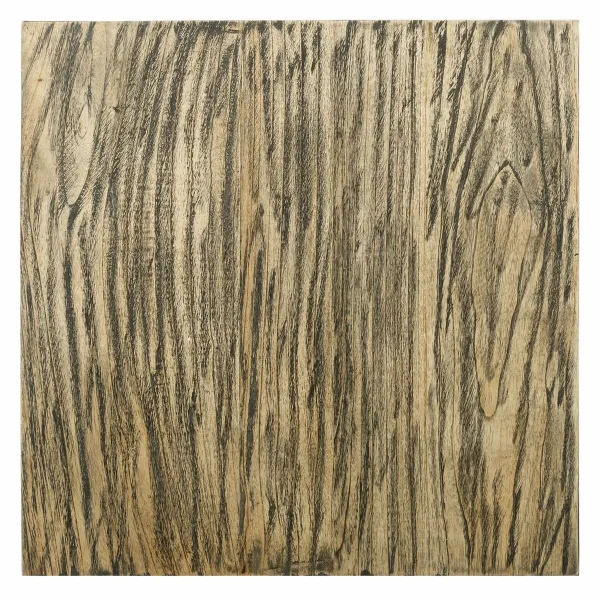 Вспомогательный стол Натуральный Серый Деревянный 60 x 60 x 90 cm