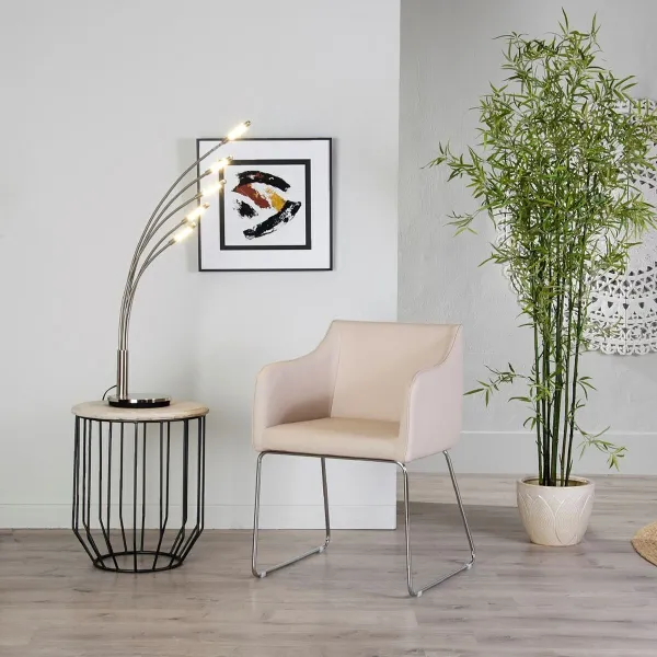 Galda lampa Pelēks Metāls Marmors Dzelzs 240V 78 x 21,5 x 98 cm