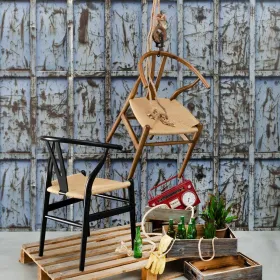 Dining Chair Brown 56 x 48 x 78 cm