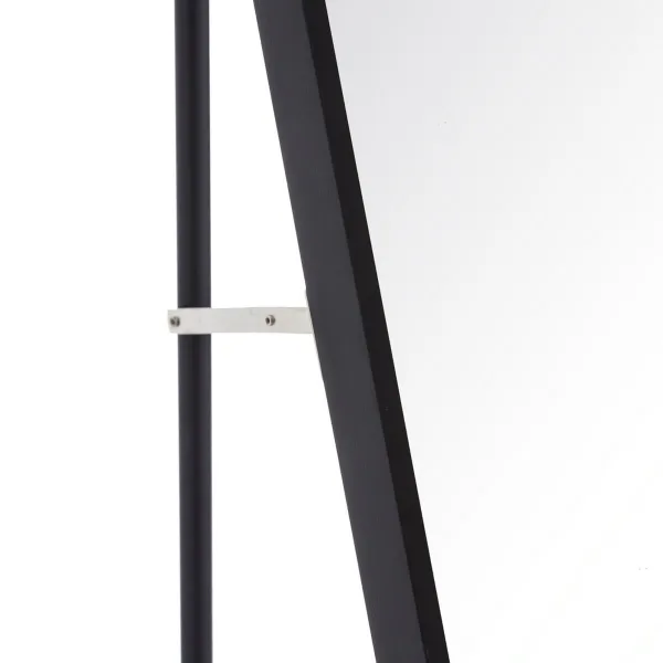 Стоящее зеркало Чёрный Алюминий Стеклянный 35 x 2,5 x 151 cm
