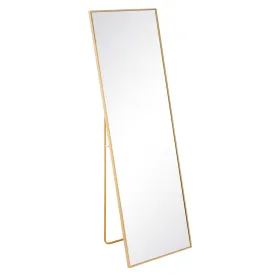 Brīvi stāvošs spogulis Bronza Alumīnijs Stikls 50 x 2,5 x 160 cm