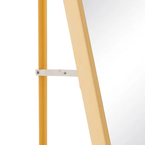 Laisvai stovintis veidrodis Auksinis Aliuminis Stiklas 50 x 2,5 x 160 cm