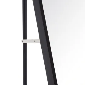 Laisvai stovintis veidrodis Juoda Aliuminis Stiklas 50 x 2,5 x 160 cm