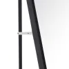 Laisvai stovintis veidrodis Juoda Aliuminis Stiklas 50 x 2,5 x 160 cm