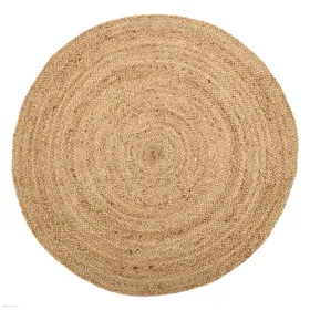 Matto 120 x 120 x 1 cm Luonnollinen Juutti
