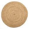 Paklājs 120 x 120 x 1 cm Dabisks Džuts
