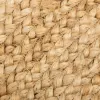Matto 120 x 120 x 1 cm Luonnollinen Juutti