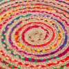Kilimas 120 x 120 x 1 cm Spalvotas Žgutas