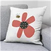 Cushion cover Kids&Cotton Kamal A White 50 x 50 cm Cotton