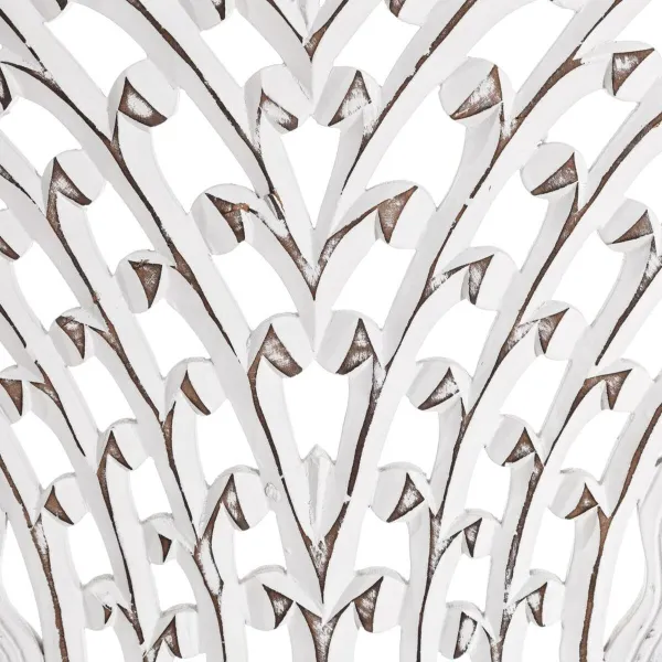 Sieninis veidrodis Balta 90 x 1,5 x 90 cm