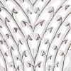 Sieninis veidrodis Balta 90 x 1,5 x 90 cm