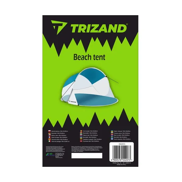 Beach tent 190x120x90cm Trizand 20974