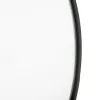 Sieninis veidrodis Juoda 90 x 10 x 50 cm