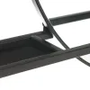 Sienas spogulis Melns 70 cm 120 x 10 x 70 cm