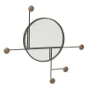 Wall mounted coat hanger 71 x 7 x 65 cm Metalli