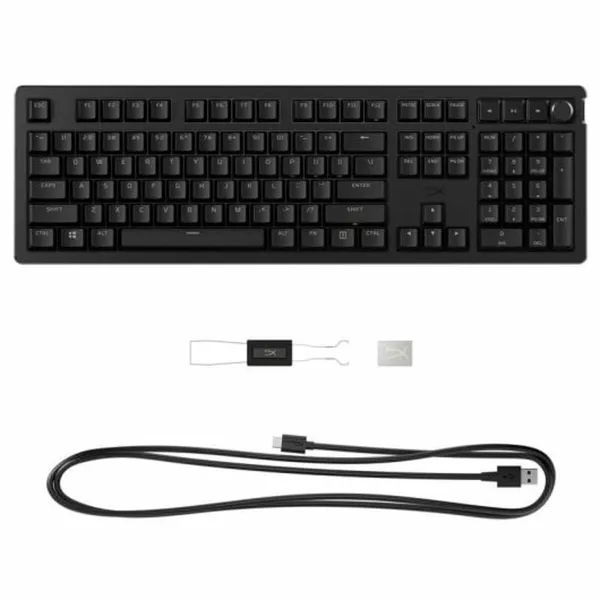 Klaviatūra HyperX 7G7A3AA#ABE Melns