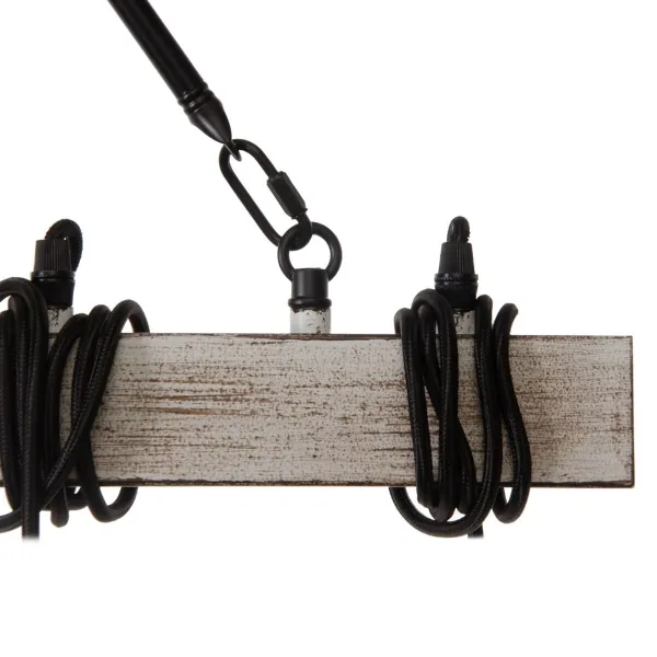 Pakabinamas apšvietimas 107 x 5 x 15 cm Juoda Metalinis
