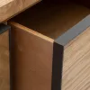 Vestibila galds ar atvilktnēm SPIKE 91 x 40 x 84,5 cm Dabisks Metāls Koks
