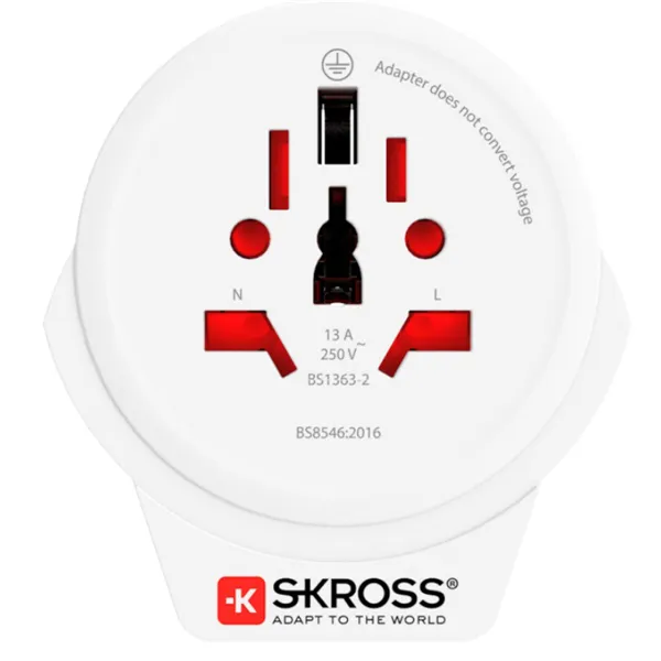 Plug Adapter Skross 1.500266 White