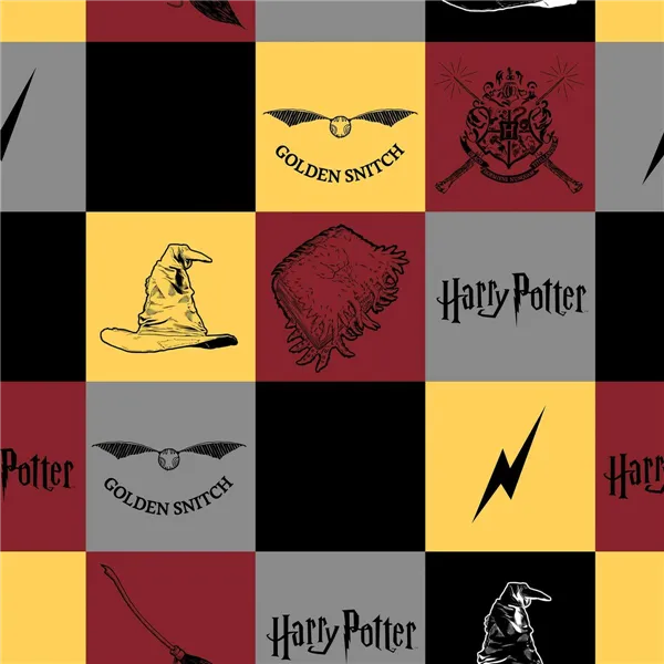 Bedspread (quilt) Harry Potter Hogwarts Multicolour Bed 180 cm