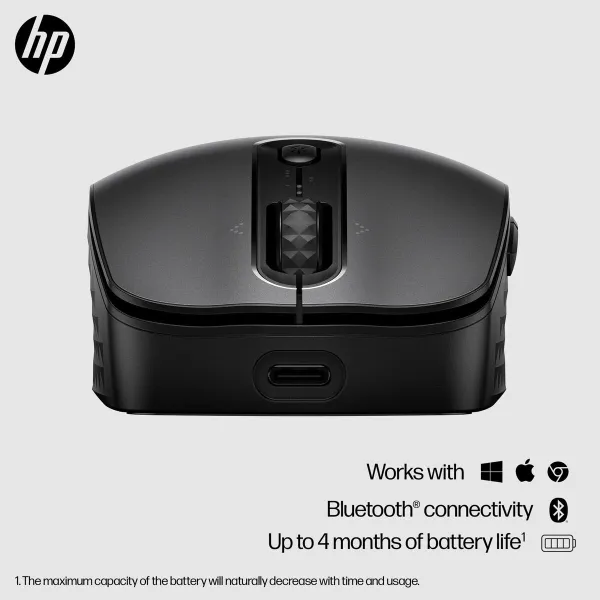 Langaton Bluetooth-hiiri HP 7M1D4AA Musta 4000 dpi