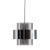Ceiling Light Crystal Metal Silver Ø 10 cm 20 x 20 x 120 cm