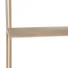 Полка 43 x 13 x 84 cm Натуральный Металл Белый