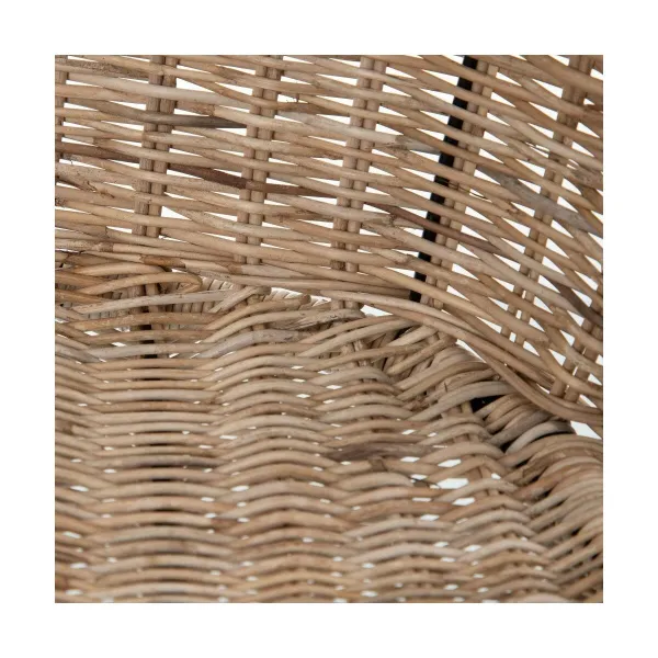 Dining Chair 50 x 54 x 77 cm Natural Black