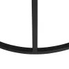 Side table Brown Black Metal Iron MDF Wood 62,5 x 62,5 x 73 cm 62,5 x 31 x 73 cm (2 Units)