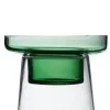 Подсвечник 16,5 x 16,5 x 28,5 cm Зеленый Cтекло