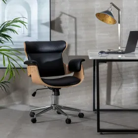 Office Chair Black Natural 68 x 62 x 85 cm