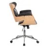 Biroja krēsls Melns Dabisks 68 x 62 x 85 cm
