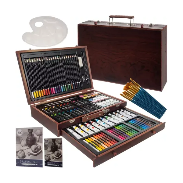 Painting set in a suitcase - 129pcs Maaleo 21644