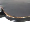 Paltų kabykla 67 x 19 x 166,5 cm Stiklas Juoda Auksinis Metalinis