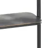 Вешалка 67 x 19 x 166,5 cm Стеклянный Чёрный Позолоченный Металл