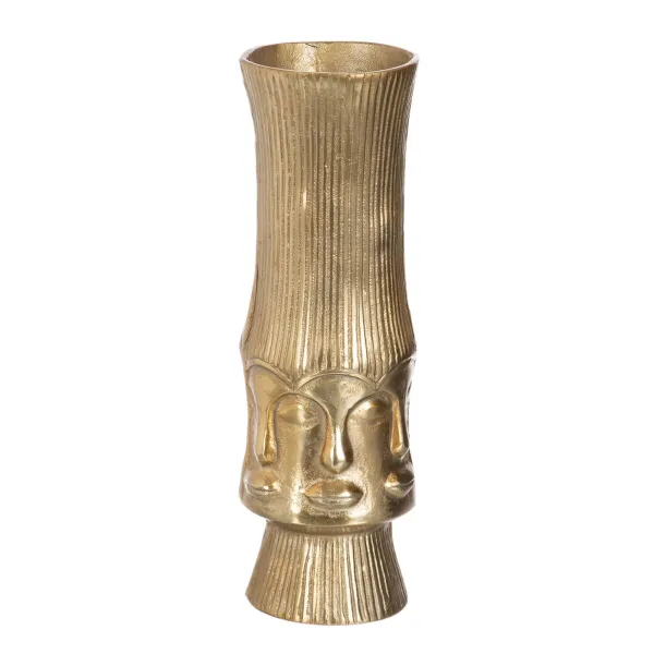 Vaza Auksinis Metalinis 15 x 15 x 46 cm