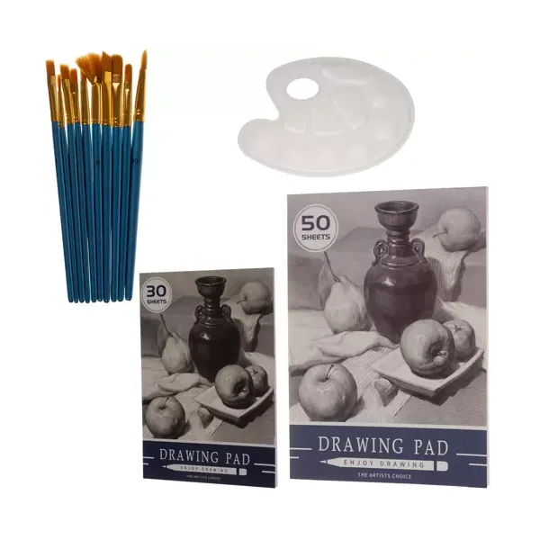 Painting set in a suitcase - 129pcs Maaleo 21644