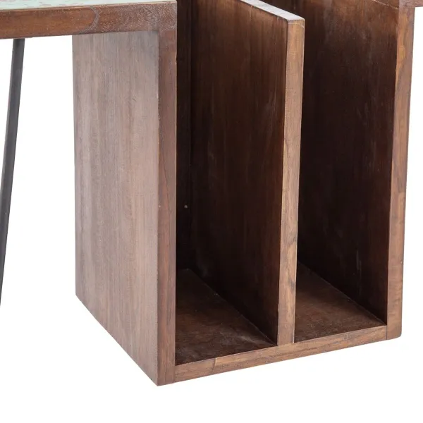 rakstāmgalds 140 x 35 x 77 cm Metāls Koks