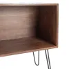 Sivupöytä Sininen Ruskea Puu Metalli Rauta mindipuu 120 x 40 x 80 cm