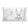 Pillowcase Looney Tunes White Black Multicolour 175 Threads 50x80cm 50 x 80 cm 100% cotton