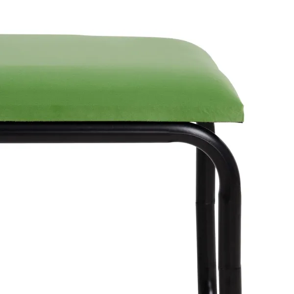 Банкетка 110 x 40 x 68 cm Синтетическая ткань Металл Зеленый