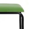 Taburetė 110 x 40 x 68 cm Sintetinis audinys Metalinis Žalia