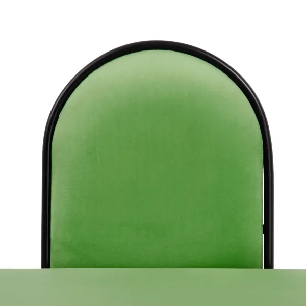 Taburetė 110 x 40 x 68 cm Sintetinis audinys Metalinis Žalia