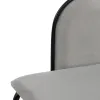 Банкетка 110 x 40 x 68 cm Синтетическая ткань Серый Металл