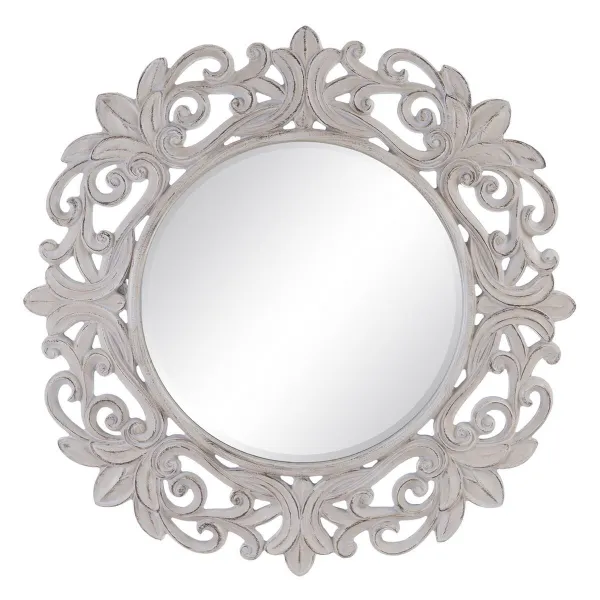 Wall mirror White 71 cm 122,7 x 4,8 x 122,7 cm