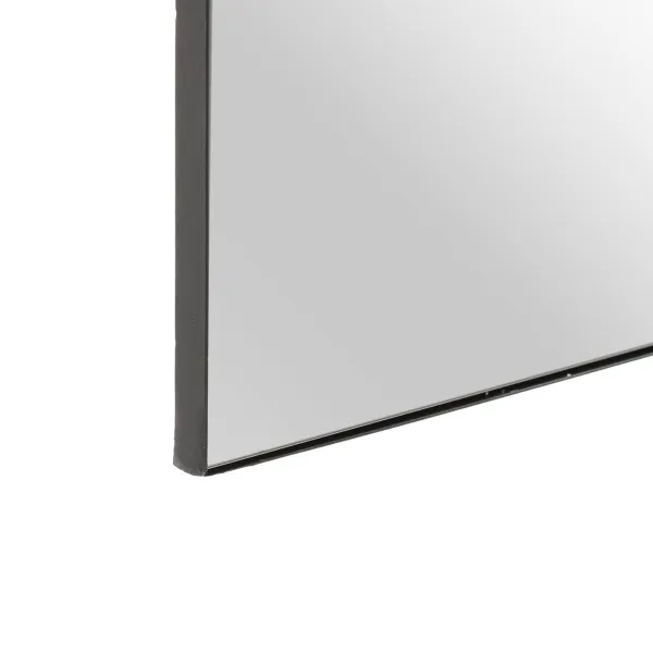 Seinäpeili 50 x 2,5 x 150 cm Musta Metalli