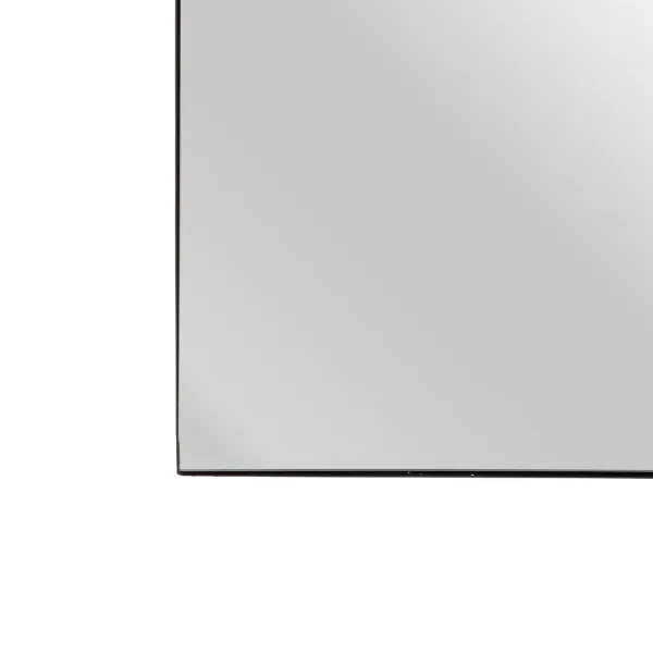 Wall mirror 50 x 2,5 x 150 cm Black Metal