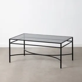 Centrālais galds 100 x 60 x 45,5 cm Stikls Metāls