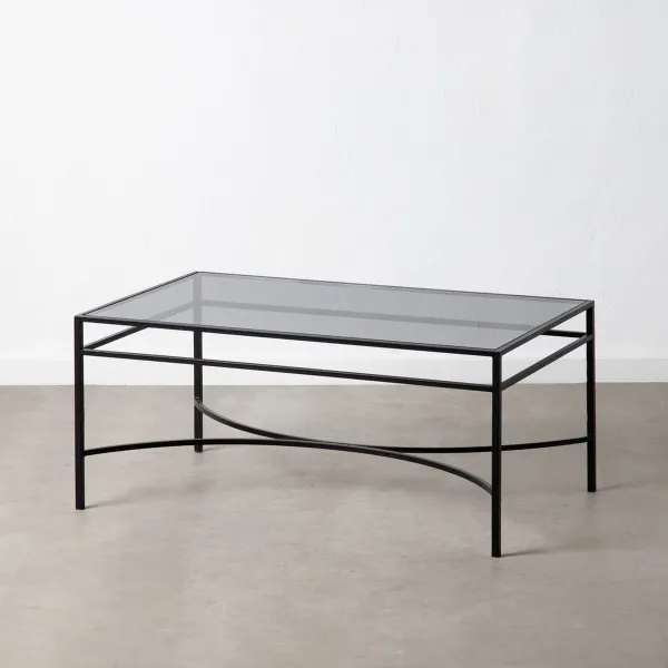 Centrinis stalas 100 x 60 x 45,5 cm Stiklas Metalinis