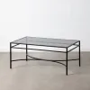 Centrinis stalas 100 x 60 x 45,5 cm Stiklas Metalinis